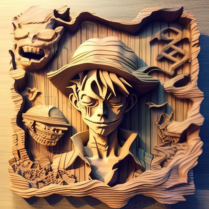 3D мадэль One Piece Эйитиро Ода (STL)